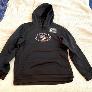 Nike Dri Fit 49ers Cancer awareness hoodie sz L